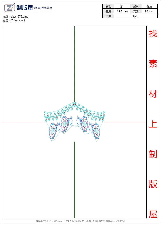 zbw4575_佩斯利花纹装饰图案_珠片衣领前胸抽象线条