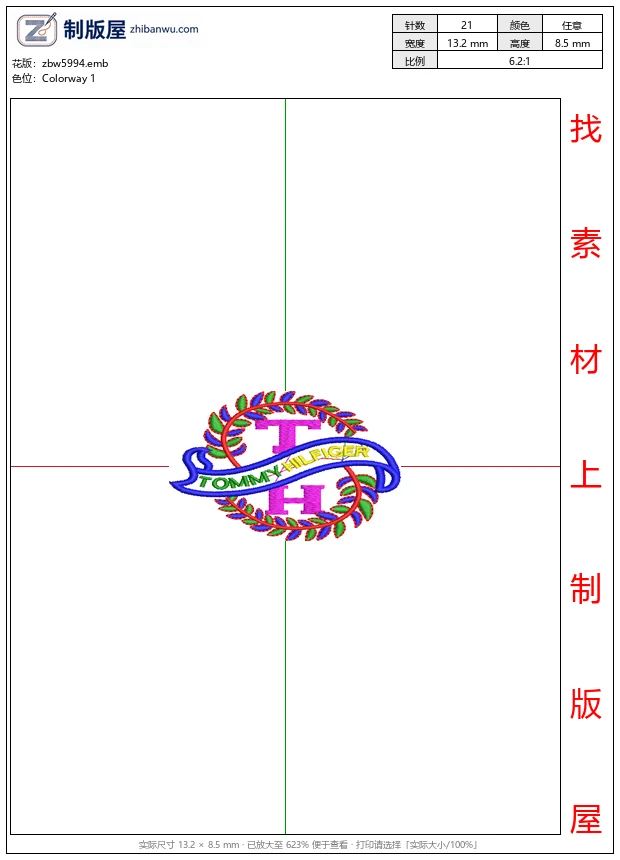 zbw5994_汤米·希尔费格品牌标志_免费花样