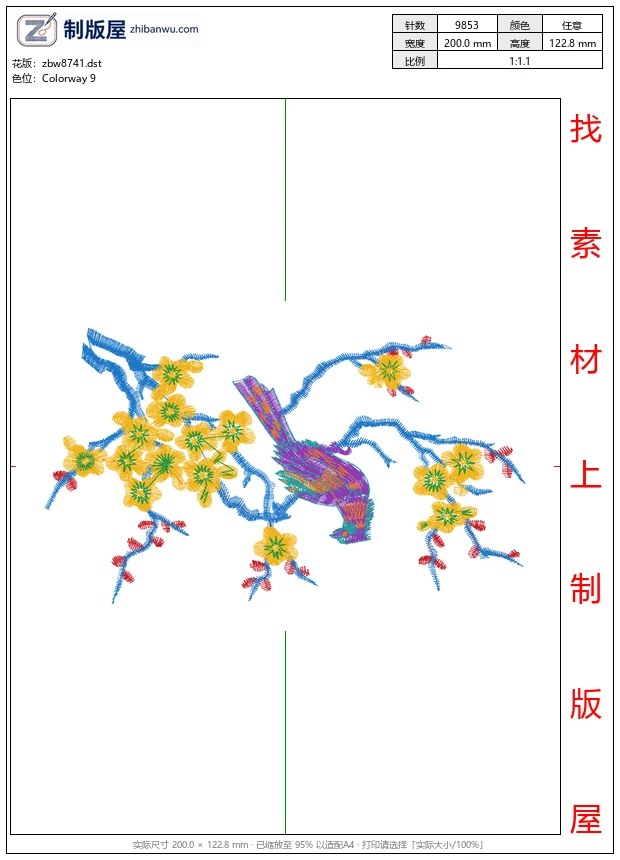 zbw8741_鸟美丽花卉