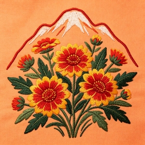 山形花片_天人菊