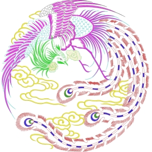 凤凰涅槃图