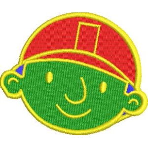 绿色卡通人物头像
