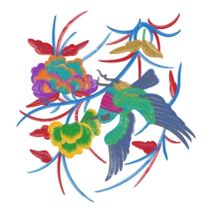 美丽花鸟