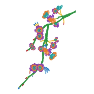 美丽花卉汉服