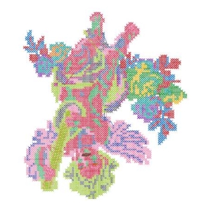 天使人物十字绣