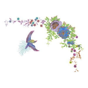 美丽花鸟