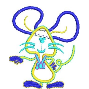 彩色卡通老鼠图案