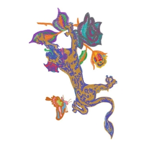 豹纹花卉