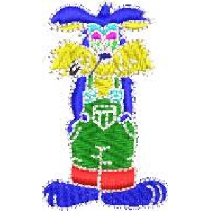 彩色卡通兔子角色