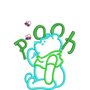 小熊维尼与蜜蜂图案