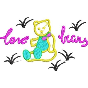 可爱小熊与love
