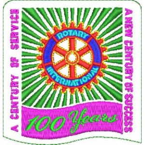 Rotary百年庆典徽章