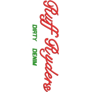红色手写体文字设计