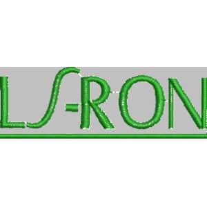 绿色刺绣字母LSRON