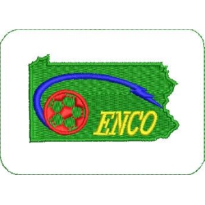 ENCO标志刺绣图案