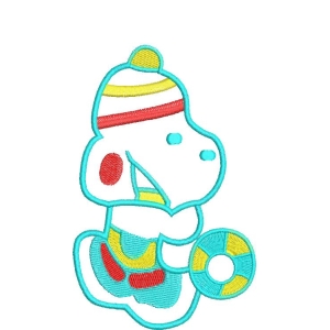 卡通婴儿游泳造型