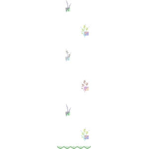 抽象植物图案装饰图