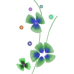 抽象花卉图案设计