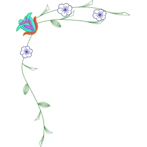 花卉装饰边框图案
