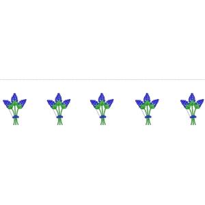 紫色花束图案重复排列