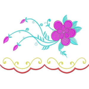 花卉刺绣图案设计