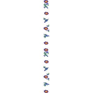 花卉图案重复排列