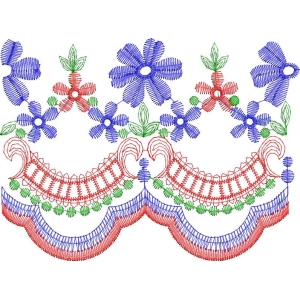 彩色刺绣花卉图案设计_zbw2106