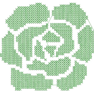 绿色网格图案抽象设计