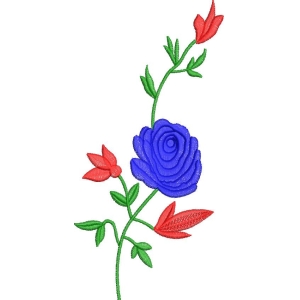 刺绣花卉图案