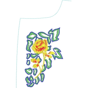 刺绣花卉图案设计图