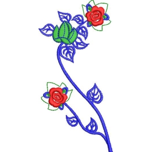 刺绣玫瑰花图案设计