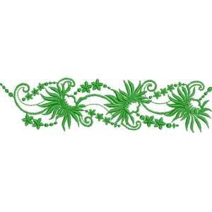 绿色植物装饰图案