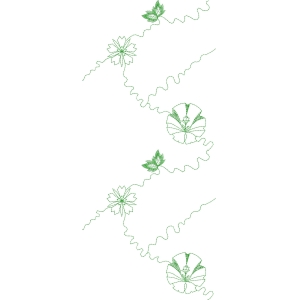绿色植物装饰图案