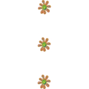 彩色花朵图案重复排列