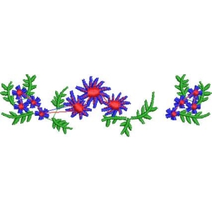花朵图案的数字艺术设计