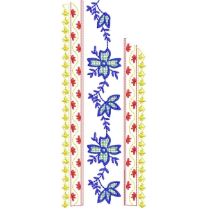 花卉刺绣装饰图案