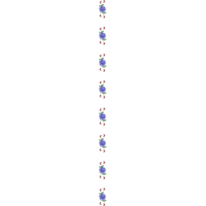 蓝色花朵图案重复排列_zbw2842