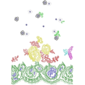 分子结构艺术图案