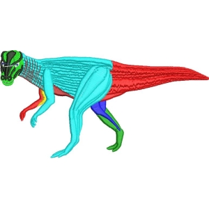 彩色恐龙3D模型解剖图