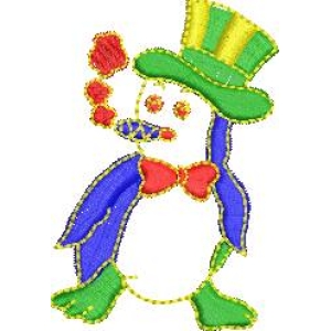 彩色卡通雪人形象