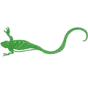 绿色蜥蜴图案设计