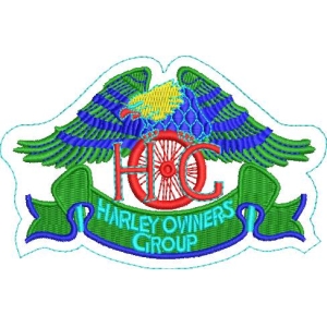 哈雷车友会徽章
