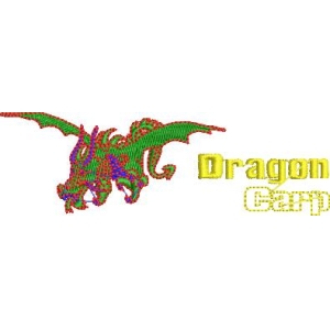 像素龙与文字标识