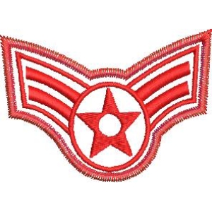 红色五角星徽章图案