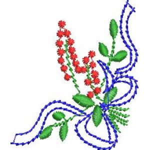 刺绣花卉图案设计