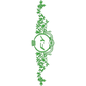 绿色植物装饰图案