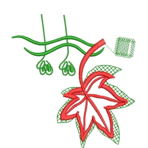 刺绣植物图案设计图