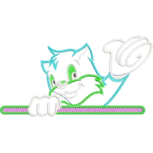 卡通猫头像设计图