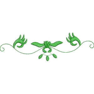 绿色植物装饰图案