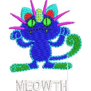 蓝色猫咪卡通形象